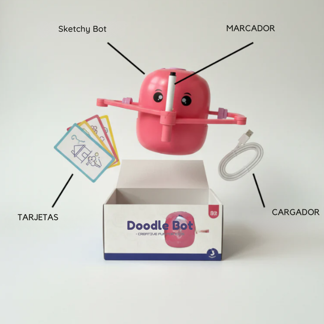 Robot de Dibujo Educativo para Niños (Más de 100 Lecciones)