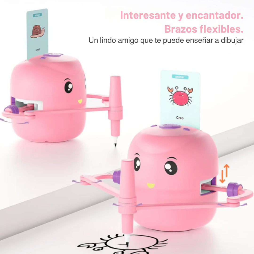 Robot de Dibujo Educativo para Niños (Más de 100 Lecciones)